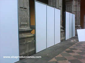 RENTA DE MAMPARAS EN LA CIUDAD DE MEXICO